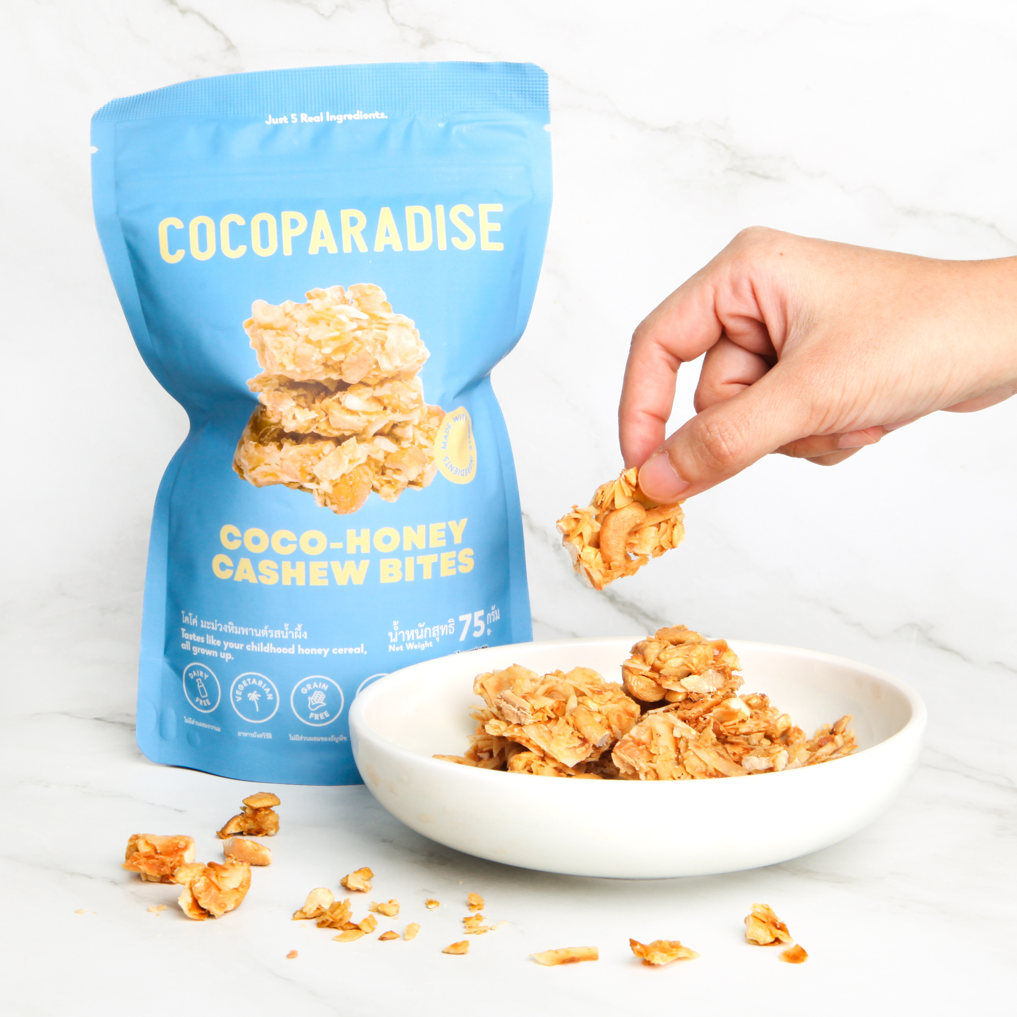 Coco-Honey Cashew Bites by Coco Paradise